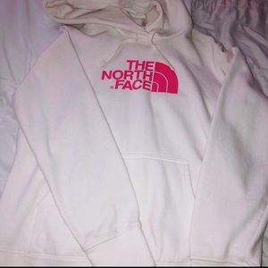 white north face sweater